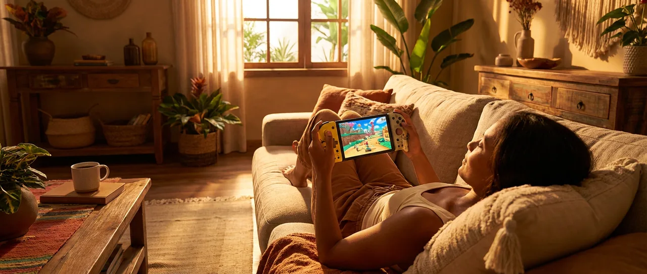 Controles ergonômicos HORI Nintendo Switch Split Pad Compact, Pikachu e Mimikyu