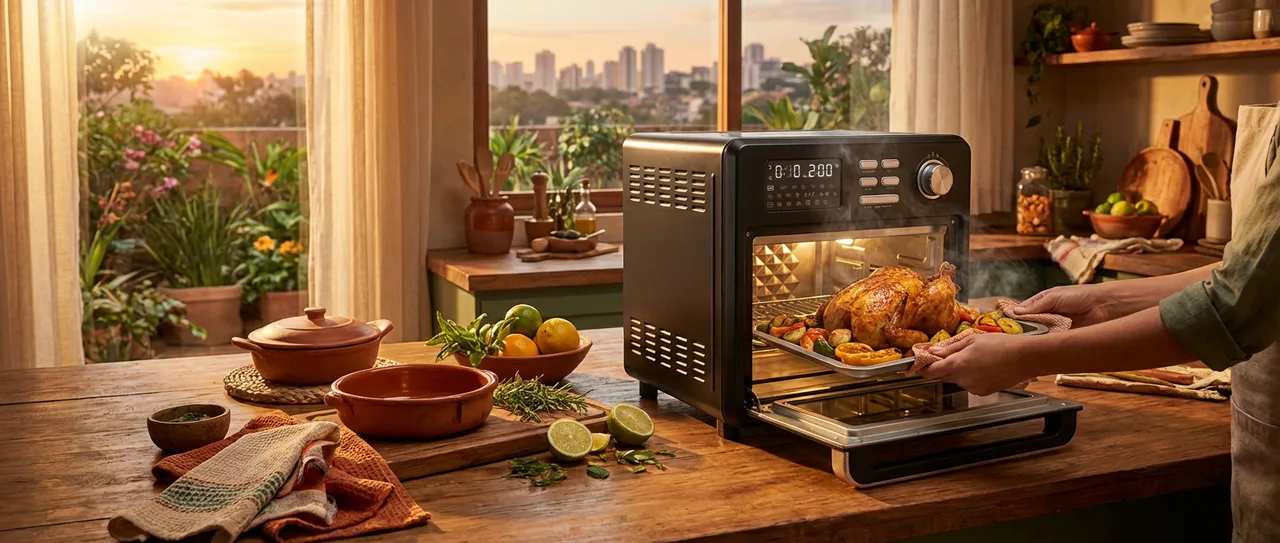 Oster Forno e Fryer 15L Multifunções Compact 10 em 1 OFOR160-127