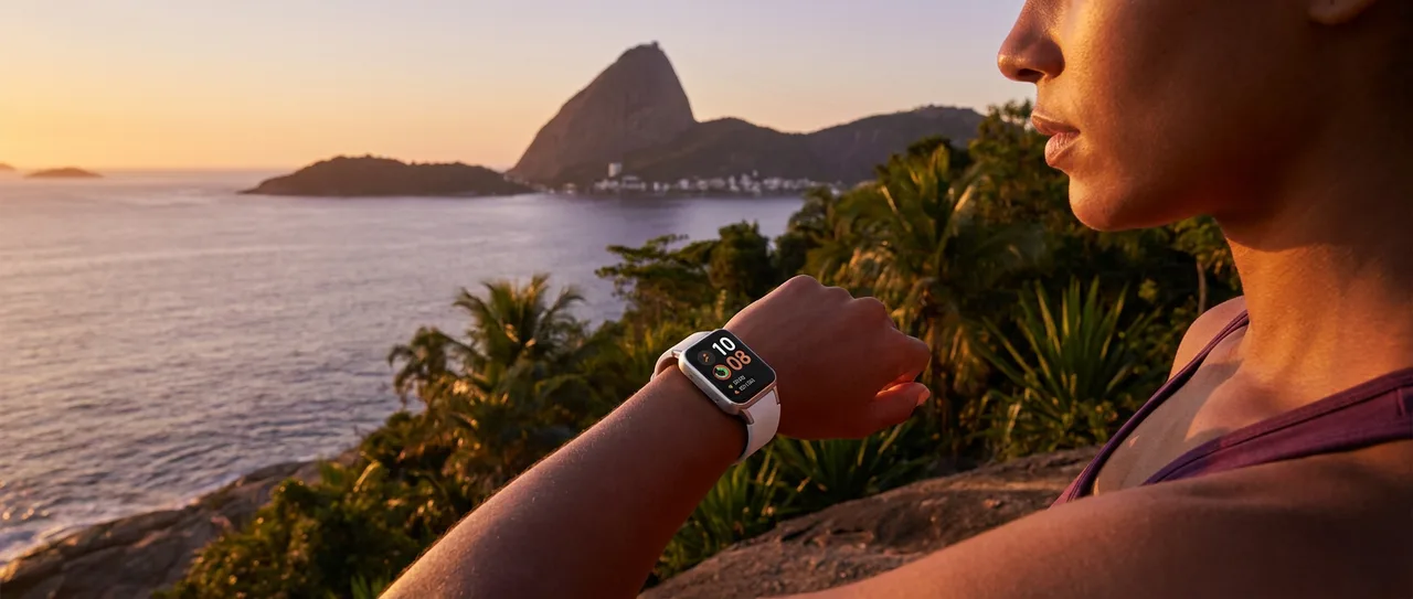 Smartwatch Samsung Galaxy Fit3 Display 1.6" Prata