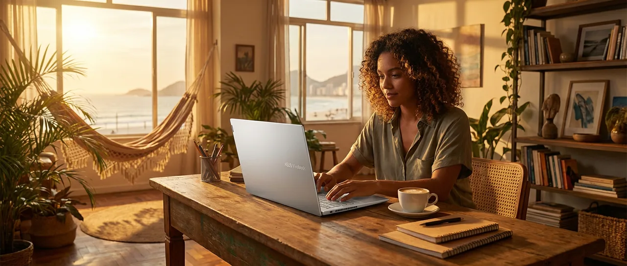 Notebook ASUS Vivobook 15 X1504VA Intel Core i5 1334U 8Gb Ram 256GB SSD Linux KeepOS Intel Iris Xe Tela 15,6" LED FHD Silver - NJ1739